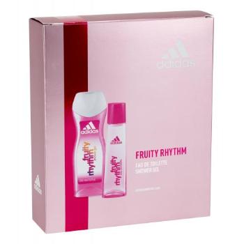 Adidas Fruity Rhythm For Women zestaw EDT 75 ml + żel pod prysznic 250 ml dla kobiet Uszkodzone pudełko