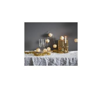Eglo 411098 - LED Łańcuch bożonarodzeniowy ORIGAM 10xLED/2,75m biały/złoty