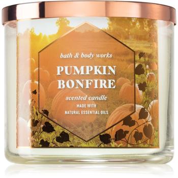 Bath & Body Works Pumpkin Bonfire świeczka zapachowa 411 g