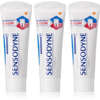 Sensodyne Sensitivity & Gum pasta do zębów dla wrażliwych zębów 3x75 ml