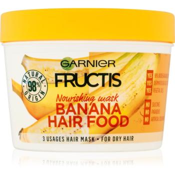 Garnier Fructis Banana Hair Food maseczka odżywcza do suchych włosów 390 ml