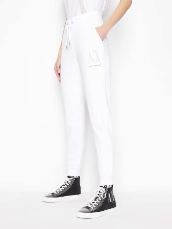 Armani Exchange Spodnie dresowe Biały