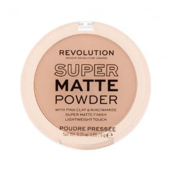 Revolution Relove Super Matte Powder 6 g puder dla kobiet Tan