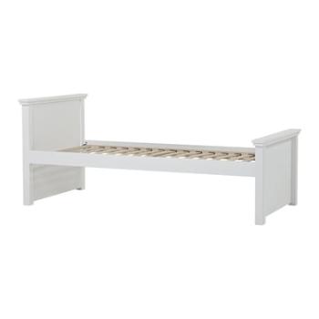 Hoppekids Maja Deluxe Sofa Bed 90 x 200 cm biały stelaż listwowy 1 wysokie i 1 środkowe zakończenie łóżka