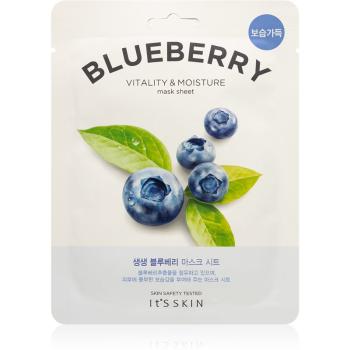 It´s Skin The Fresh Mask Blueberry maska nawilżająca w płacie o działaniu rewitalizującym 21 g