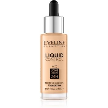 Eveline Cosmetics Liquid Control podkład w płynie z pipetą odcień 016 Vanilla Beige 32 ml