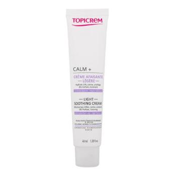 Topicrem Calm+ Light Soothing Cream 40 ml krem do twarzy na dzień dla kobiet