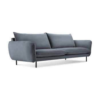 Szara aksamitna sofa Cosmopolitan Design Vienna, 200 cm