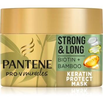 Pantene Strong & Long Biotin & Bamboo maseczka regenerująca przeciw wypadaniu włosów 160 ml
