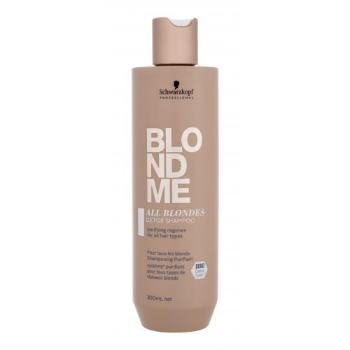 Schwarzkopf Professional Blond Me All Blondes Detox Shampoo 300 ml szampon do włosów dla kobiet