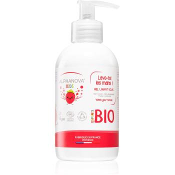 Alphanova Kids Bio mydło do rąk w płynie dla dzieci Strawberry 250 ml