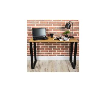 Stół do pracy BLAT 120x40 cm czarny/brązowy