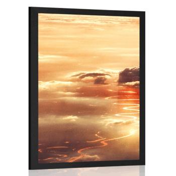 Plakat czarujące chmury - 30x45 white