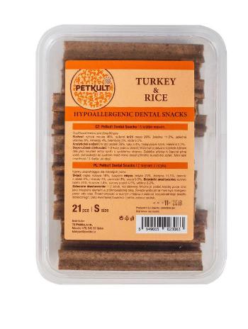 PETKULT DENTAL hypoaler. TURKEY/rice - 34ks / M