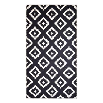 Czarno–biały dywan Vitaus Geo Winston, 50x80 cm