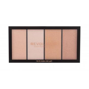 Makeup Revolution London Re-loaded Palette 20 g rozświetlacz dla kobiet Uszkodzone opakowanie Lustre Lights Warm