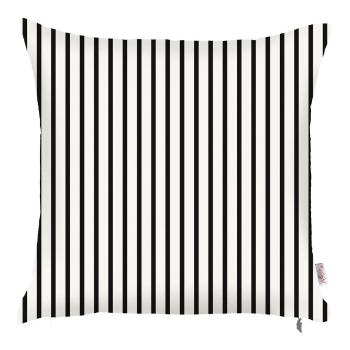 Czarno-biała poszewka na poduszkę Mike & Co. NEW YORK Pinky Light Stripes, 43x43 cm