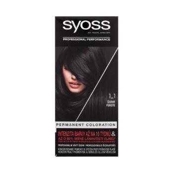 Syoss Permanent Coloration 50 ml farba do włosów dla kobiet 1-1 Black