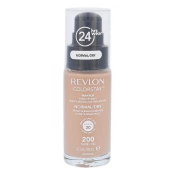 Revlon Colorstay Normal Dry Skin SPF20 30 ml podkład dla kobiet uszkodzony flakon 200 Nude