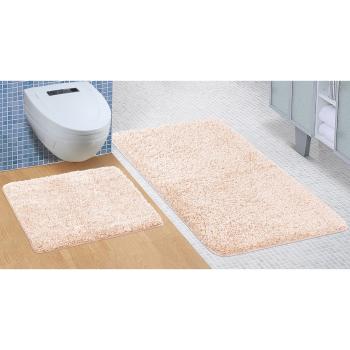 Komplet dywaników łazienkowych Micro beżowy, 60 x 100 cm, 60 x 50 cm
