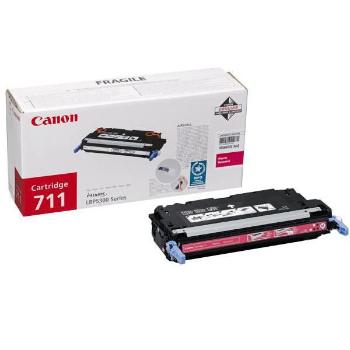 Canon originální toner CRG711, magenta, 6000str., 1658B002, Canon LBP-5300, O