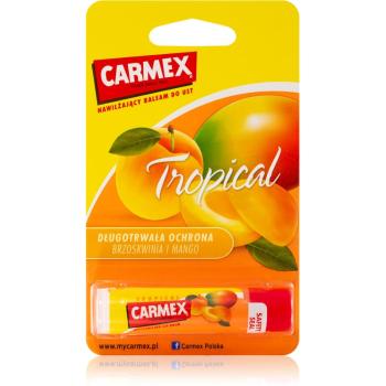 Carmex Tropical balsam nawilżający do ust w sztyfcie (Peach and Mango) 4.25 g