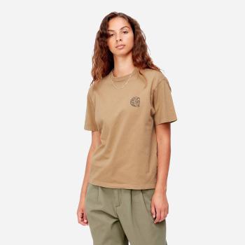 Koszulka damska Carhartt WIP W' S/S Verse C T-Shirt I030660 DUSTY H BROWN/BLACK