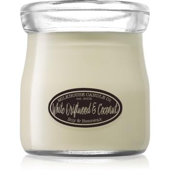 Milkhouse Candle Co. Creamery White Driftwood & Coconut świeczka zapachowa Cream Jar 142 g