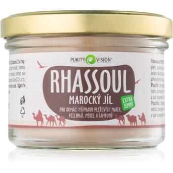 Purity Vision Rhassoul glinka marokańska do przygotowania maseczek do twarzy, peelingów, mydeł i szamponów 200 g