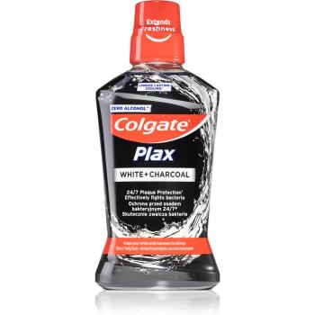 Colgate Plax Charcoal płyn do płukania jamy ustnej przeciw płytce nazębnej i dla zdrowych dziąseł bez alkoholu 500 ml