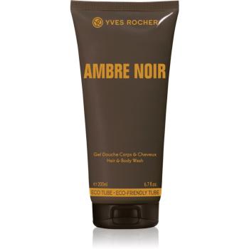 Yves Rocher Ambre Noir żel pod prysznic do ciała i włosów dla mężczyzn 200 ml