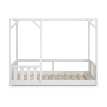 Białe łóżko dziecięce Marckeric Hut, 90x200 cm