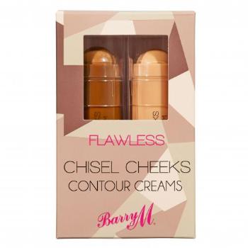 Barry M Flawless Chisel Cheeks Contour Creams zestaw Rozświetlacz 5 g + Bronzer 5 g dla kobiet