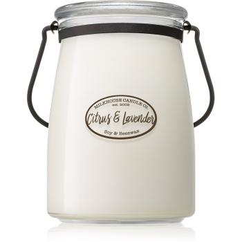 Milkhouse Candle Co. Creamery Citrus & Lavender świeczka zapachowa Butter Jar 624 g