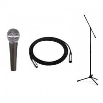 Shure Sm 58 Lce + Statyw + Kabel