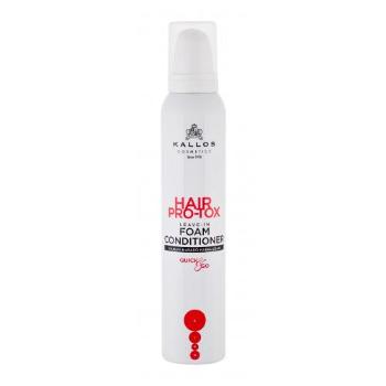Kallos Cosmetics Hair Pro-Tox Leave-In Foam 200 ml odżywka dla kobiet uszkodzony flakon