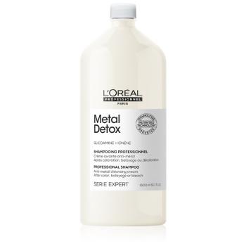 L’Oréal Professionnel Serie Expert Metal Detox szampon dogłębnie oczyszczający do włosów farbowanych i zniszczonych 1500 ml