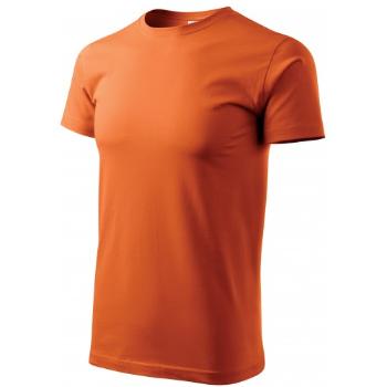 Prosta koszulka męska, pomarańczowy, 4XL