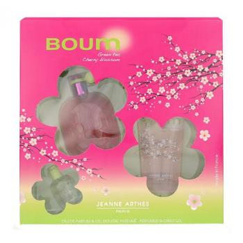 Jeanne Arthes Boum Green Tea Cherry Blossom zestaw Edp 100ml + 100ml Żel pod prysznic + 7ml Edp dla kobiet