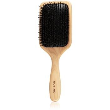 Notino Hair Collection Flat brush with boar bristles płaska szczotka z włosiem dzika