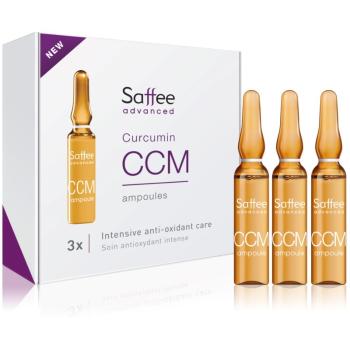 Saffee Advanced Curcumin Ampoules – 3x Intensive Anti-oxidant Care ampułki – 3-dniowy pielęgnacyjny zestaw startowy z kurkumina