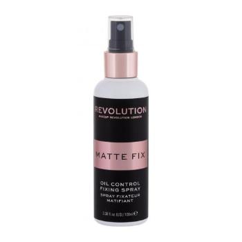 Makeup Revolution London Matte Fix Oil Control Spray 100 ml utrwalacz makijażu dla kobiet