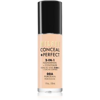 Milani Conceal + Perfect 2-in-1 Foundation And Concealer make up 00A Porcelain 30 ml