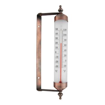 Termometr w kolorze brązu Esschert Design, wys. 25 cm