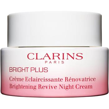 Clarins Bright Plus Brightening Revive Night Cream energetyzujący krem pod oczy do ujednolicenia kolorytu skóry 50 ml