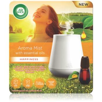 Air Wick Aroma Mist Happiness dyfuzor zapachowy z napełnieniem +baterie 20 ml