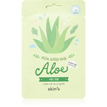 Skin79 Fresh Garden Aloe maska łagodząca w płacie z aloesem 23 g
