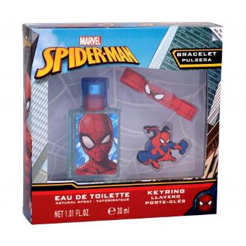 Marvel Spiderman zestaw Edt 30 ml + Breloczek + Bransoletka dla dzieci