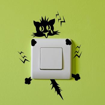 Naklejka Ambiance Plug Kitten Electro