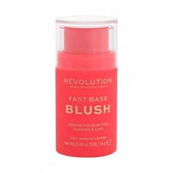 Makeup Revolution London Fast Base Blush 14 g róż dla kobiet Bloom